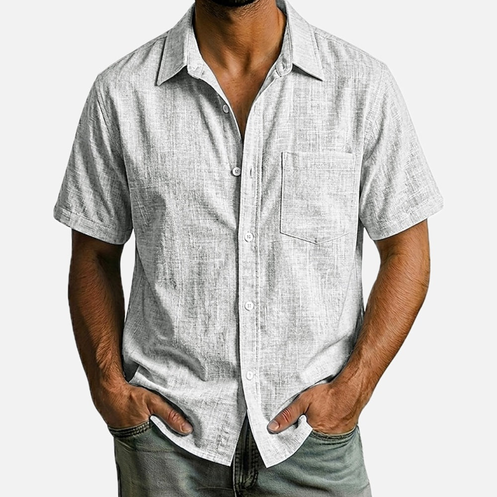 Ivor Sloan Pocket Shirt - White - view 1