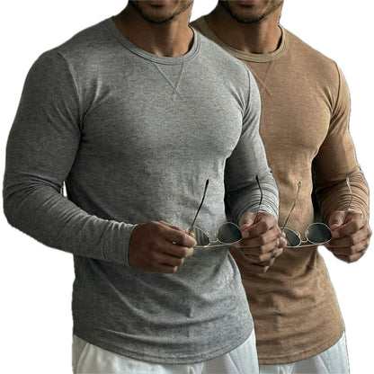 Jace Lowell Layered Tee - Grey - view 2