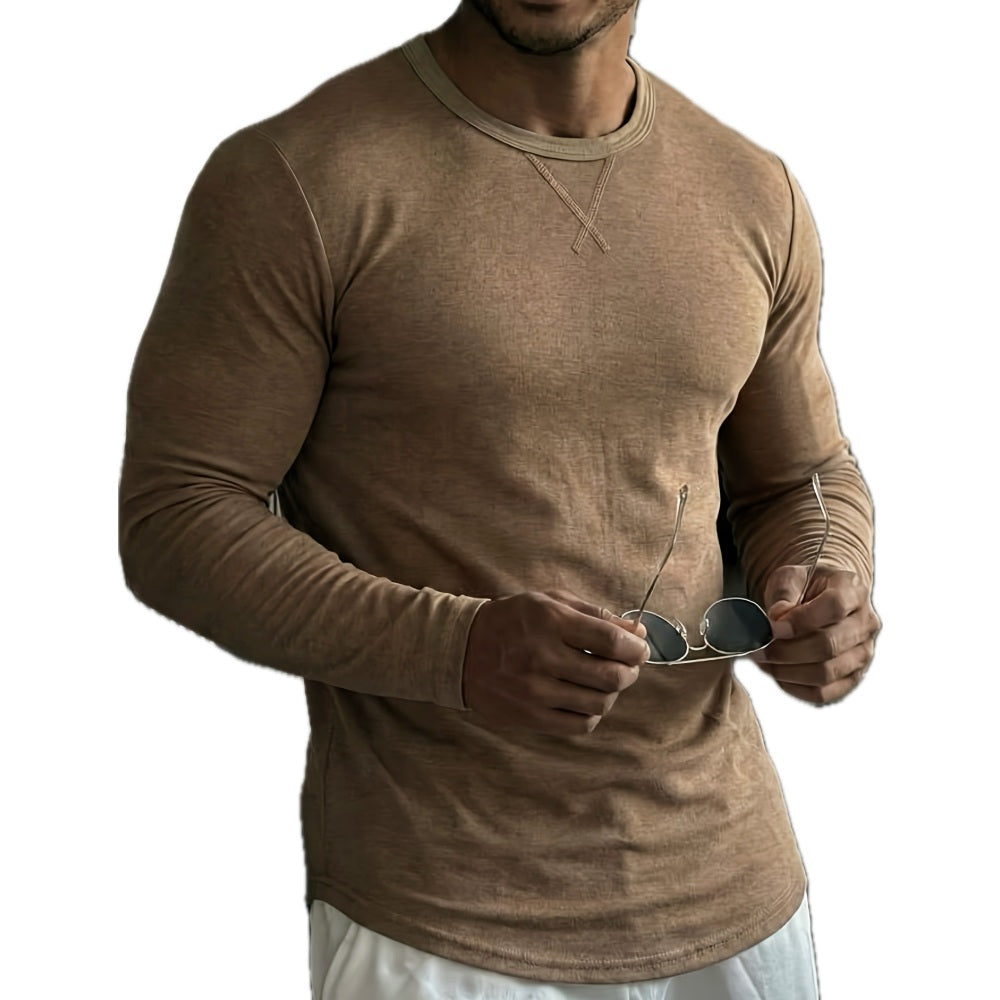 Jace Lowell Layered Tee - Khaki - view 1