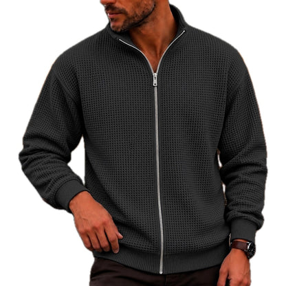 Jasper Nolan Zip Sweatshirt - Black - view 1