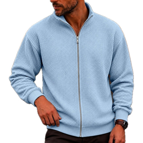 Jasper Nolan Zip Sweatshirt - Blue - view 1