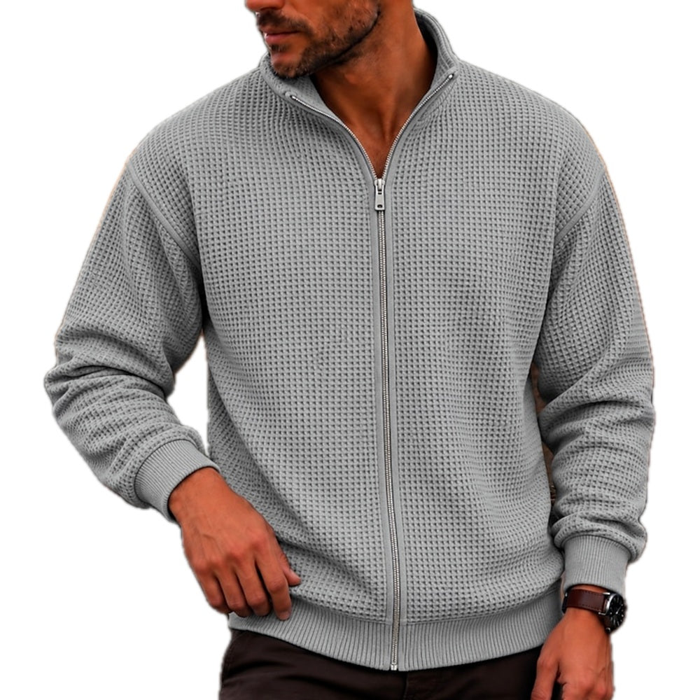 Jasper Nolan Zip Sweatshirt - Grey - view 1