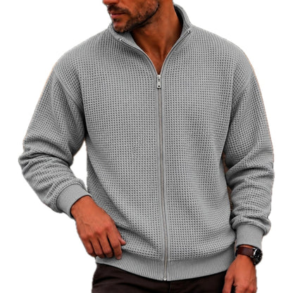 Jasper Nolan Zip Sweatshirt - Grey - view 1