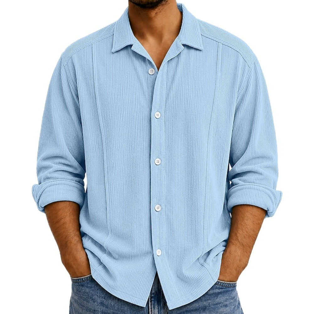 Jenson Madden Textured Shirt - Blue - view 1
