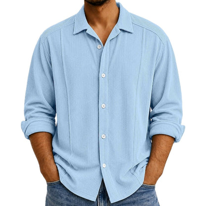 Jenson Madden Textured Shirt - Blue - view 1