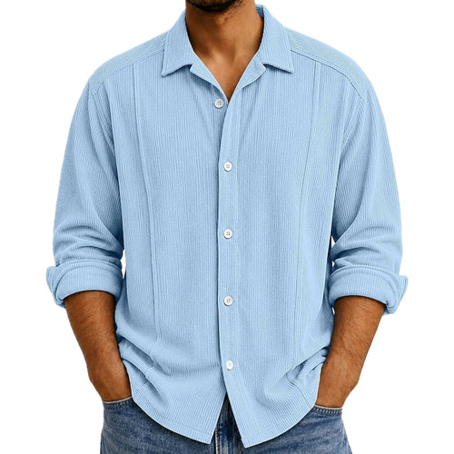 Jenson Madden Textured Shirt - Blue - view 1