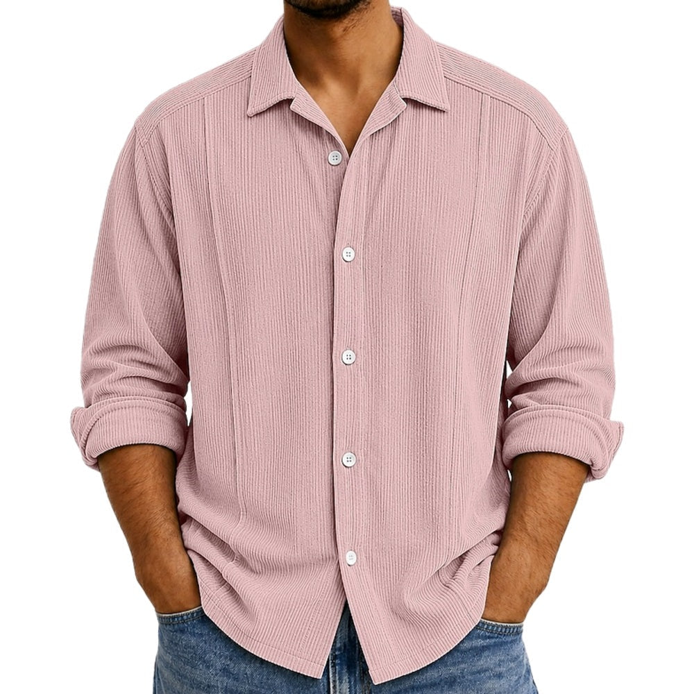 Jenson Madden Textured Shirt - Pink - view 1