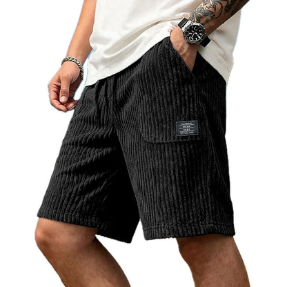 Jenson Vale Textured Shorts - Black - view 1