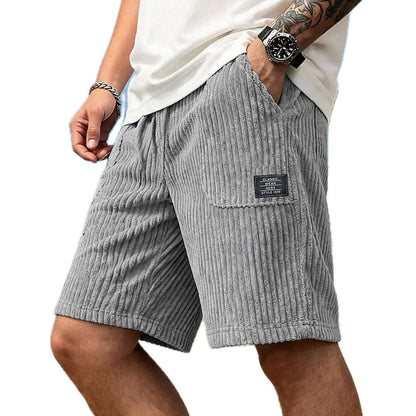 Jenson Vale Textured Shorts - Grey - view 1