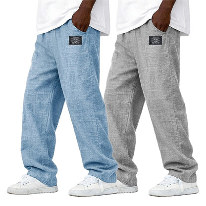 Jonah Clarke Straight-Leg Pants - Blue - view 2