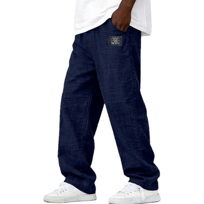 Jonah Clarke Straight-Leg Pants - Navy - view 1