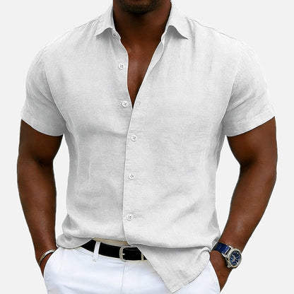 Jonah Pierce Button-Up Shirt - White - view 1