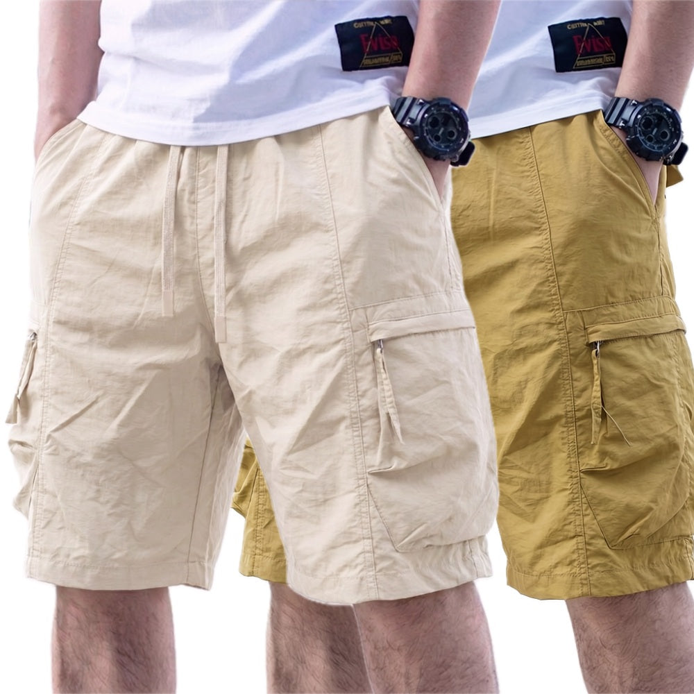 Jonah Pike Cargo Shorts - Grey - view 2