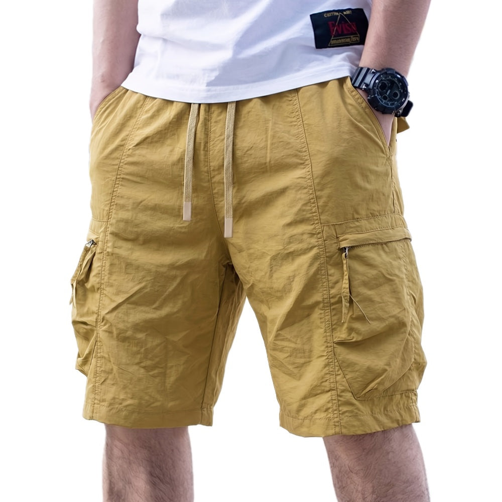Jonah Pike Cargo Shorts - Khaki - view 1