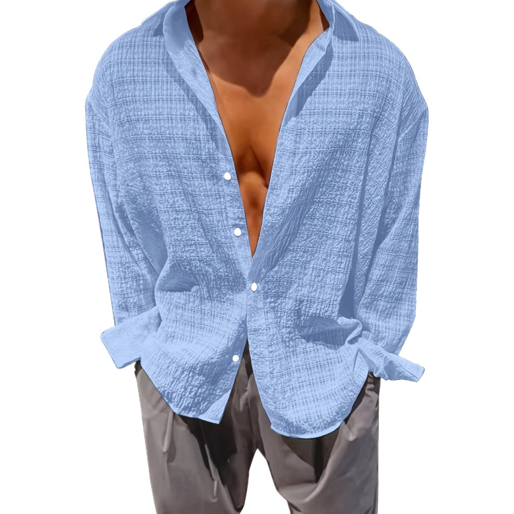 Jonas Ellis Long-Sleeve Shirt - Blue - view 1