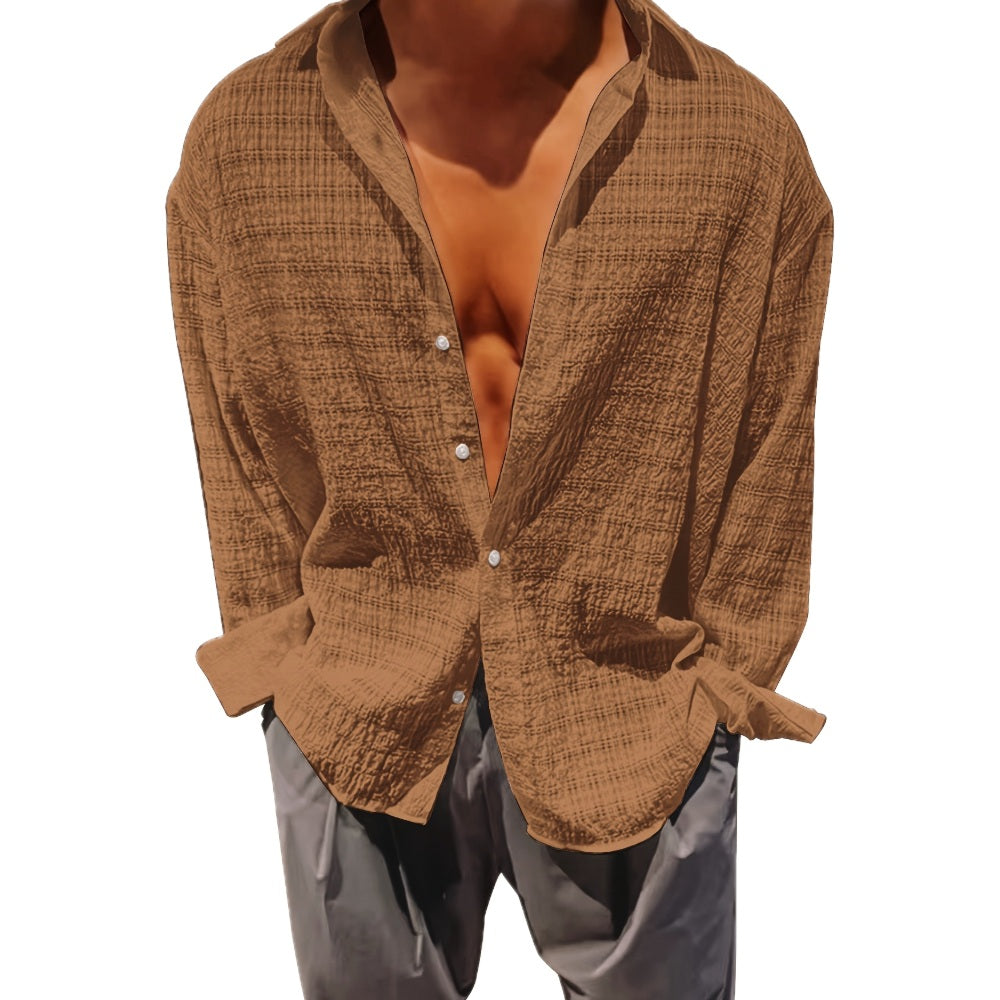 Jonas Ellis Long-Sleeve Shirt - Brown - view 1