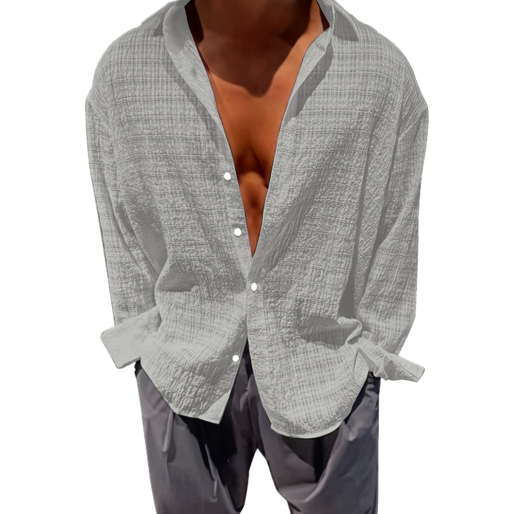 Jonas Ellis Long-Sleeve Shirt - Grey - view 1