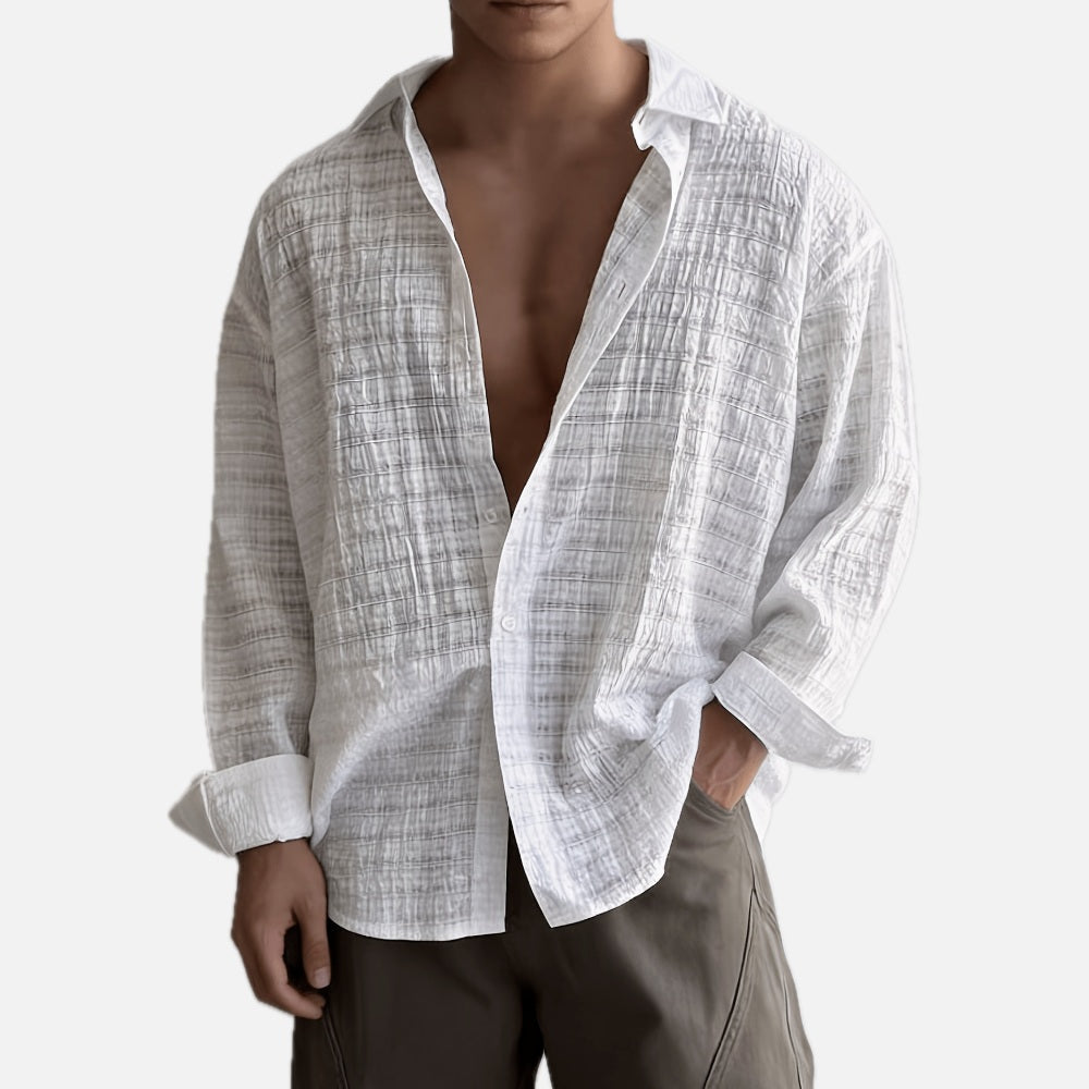 Jonas Ellis Long-Sleeve Shirt - White - view 1