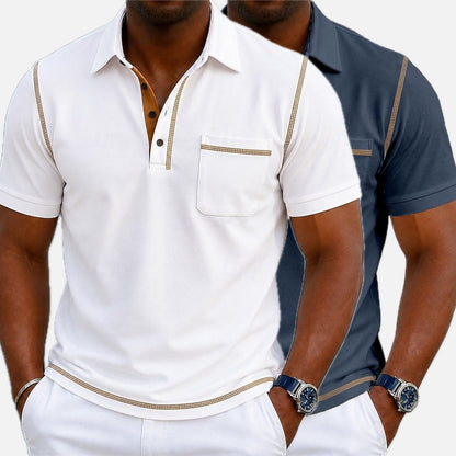 Jude Mercer Pocket Polo - White - view 2