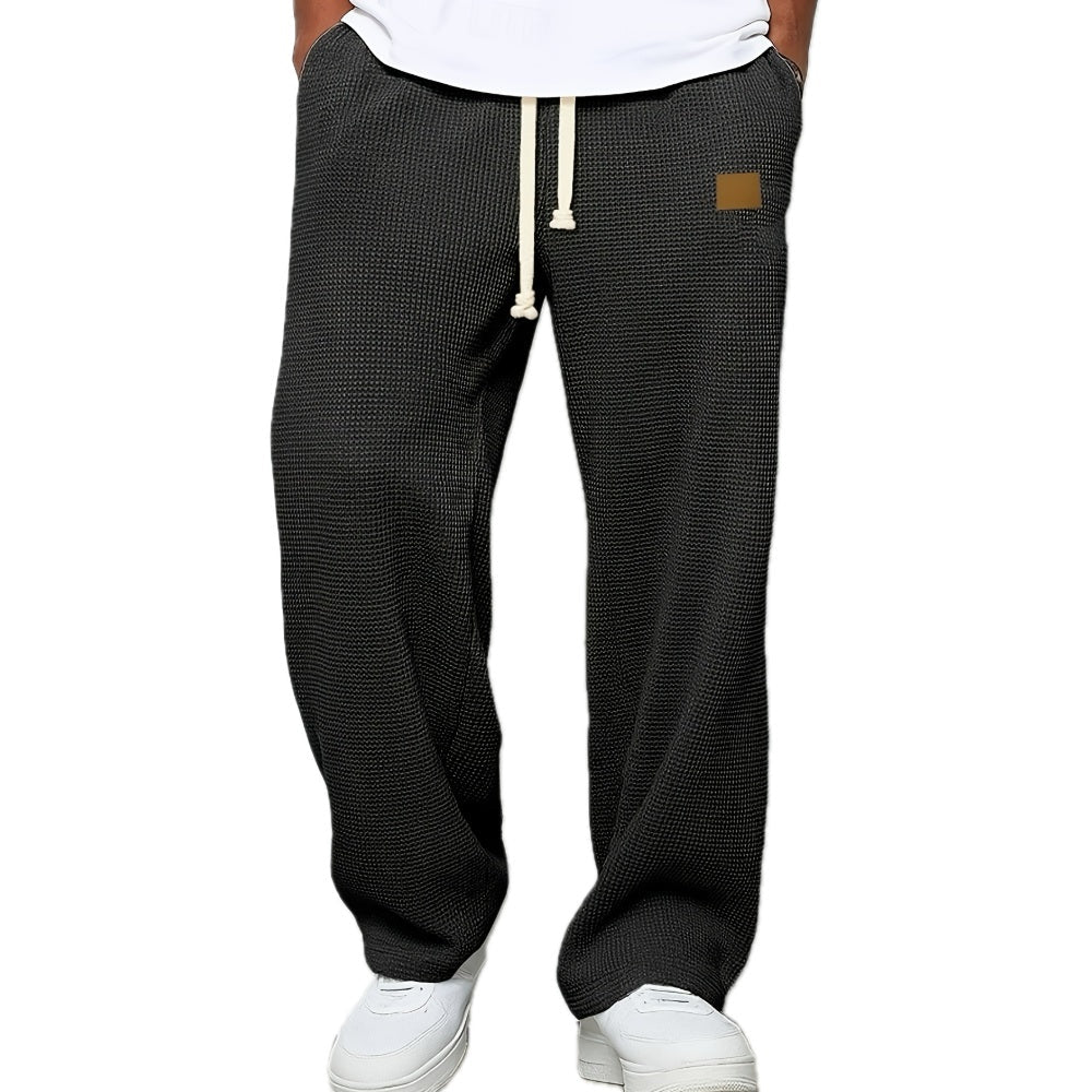 Julian Reid Textured Pants - Black - view 1