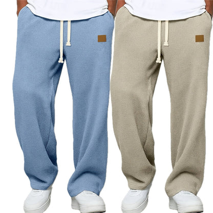 Julian Reid Textured Pants - Sky Blue - view 2