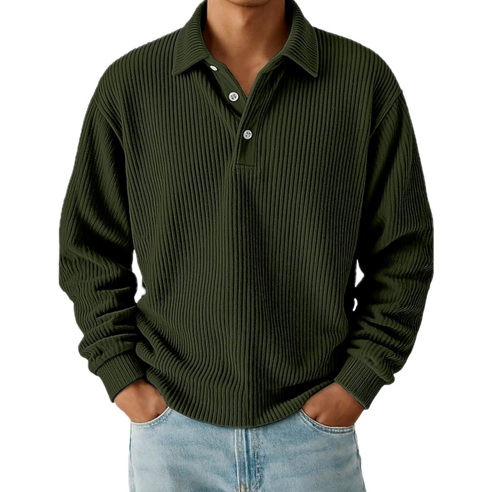 Kellan Brooks Textured Polo - Green - view 1