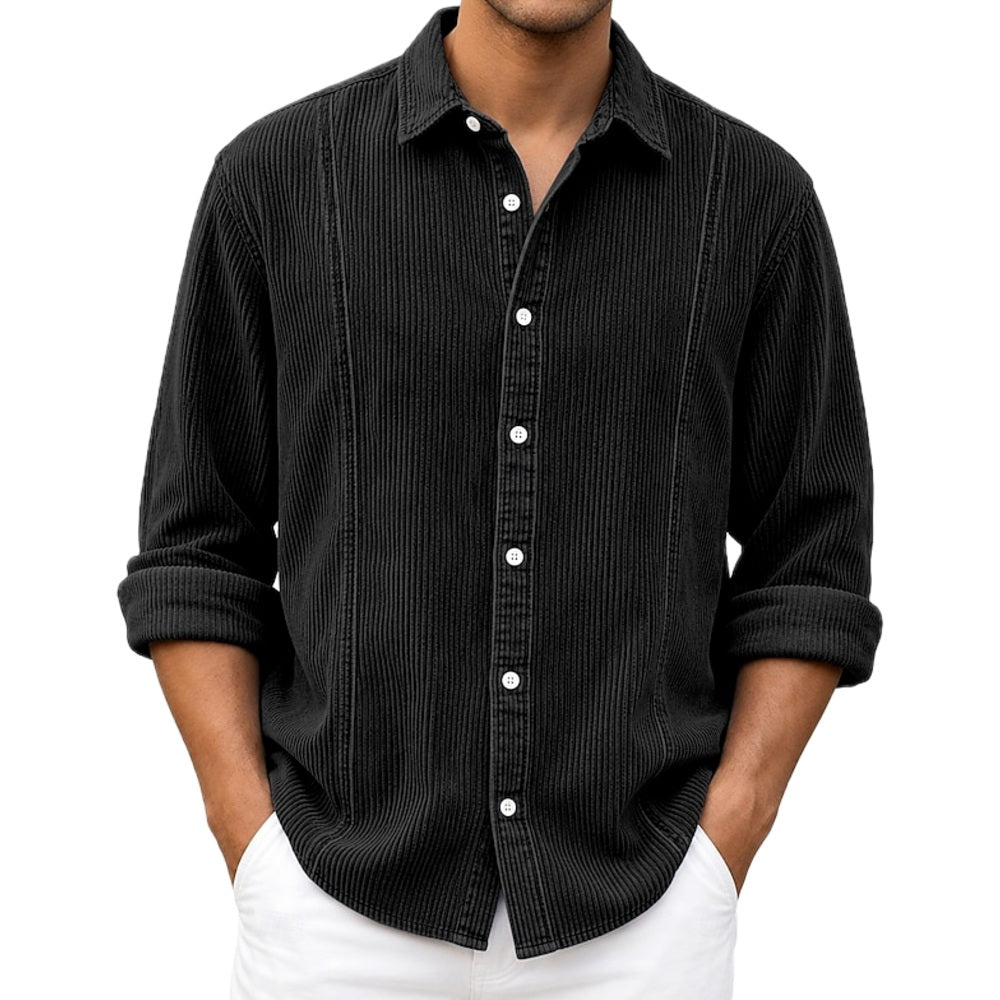 Kellan Lawson Jacquard Shirt - Black - view 1
