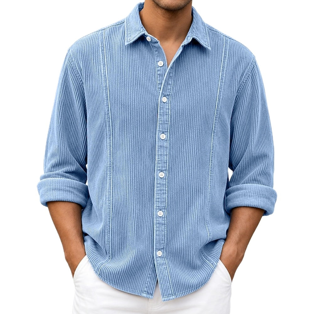Kellan Lawson Jacquard Shirt - Blue - view 1