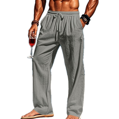Kellan Moss Straight-Leg Pants - Grey - view 1