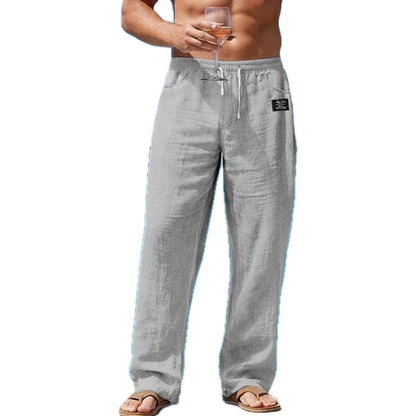 Kellan Rhys Straight-Leg Pants - Grey - view 1