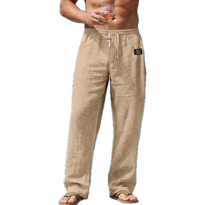 Kellan Rhys Straight-Leg Pants - Khaki - view 1
