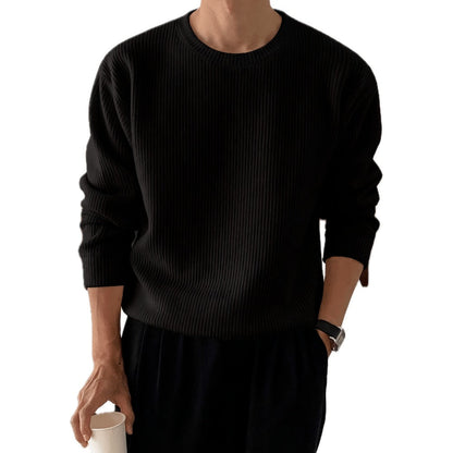 Kieran Beau Ribbed T-Shirt - Black - view 1