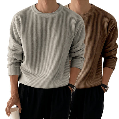Kieran Beau Ribbed T-Shirt - Grey - view 2