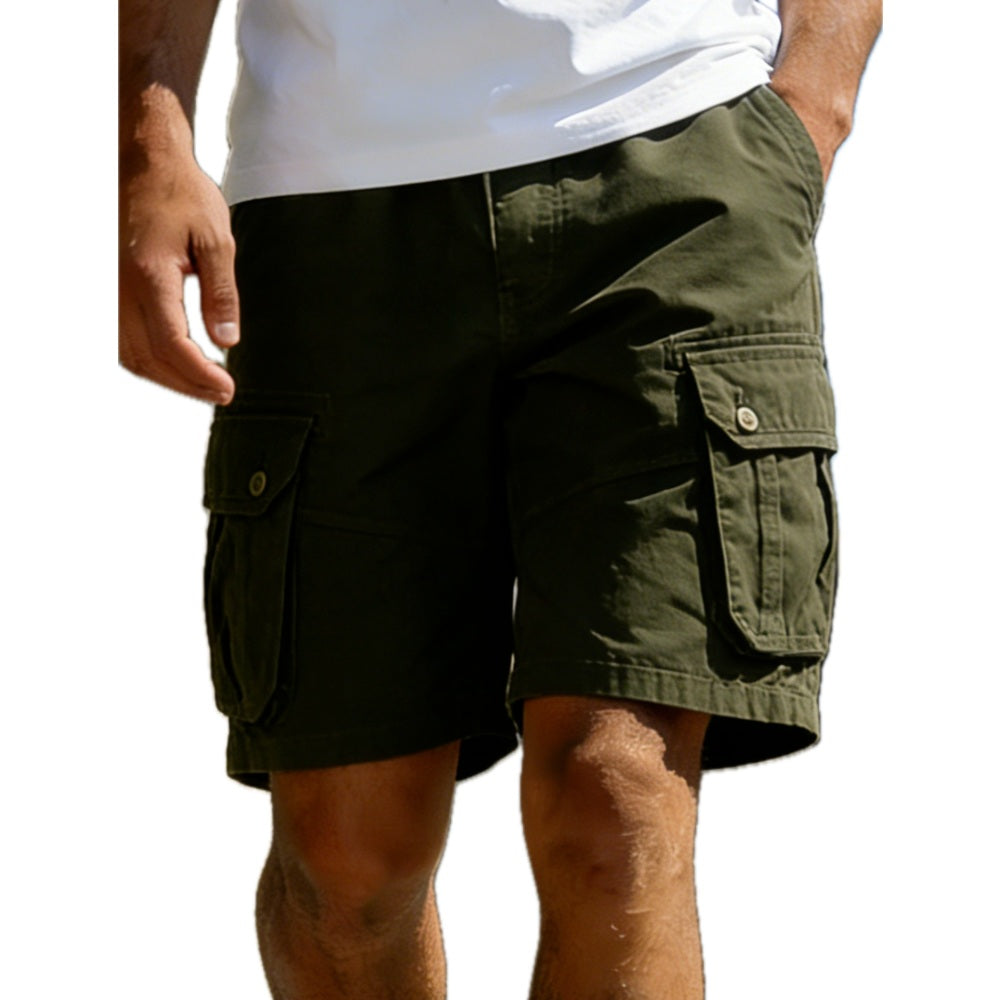 Kieran Beck Utility Shorts - Green - view 1