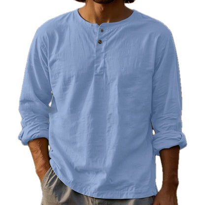 Kieran Blake Button-Up Shirt - Blue - view 1