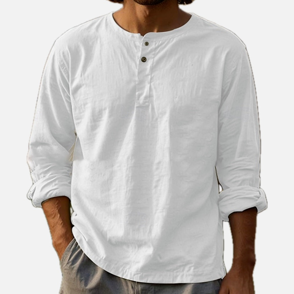 Kieran Blake Button-Up Shirt - White - view 1
