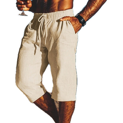Kieran Frost Beach Shorts - Khaki - view 1