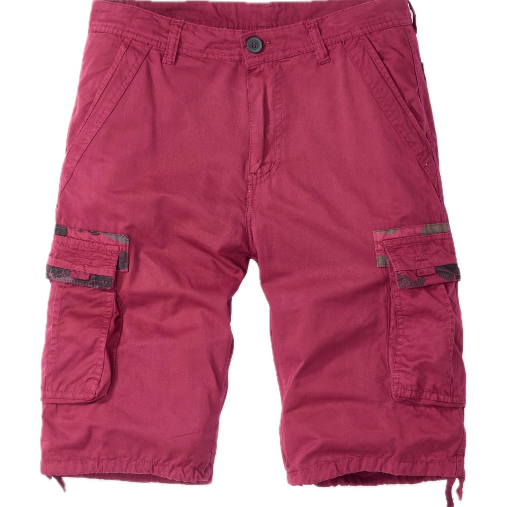 Kieran Miles Utility Shorts - Red - view 1