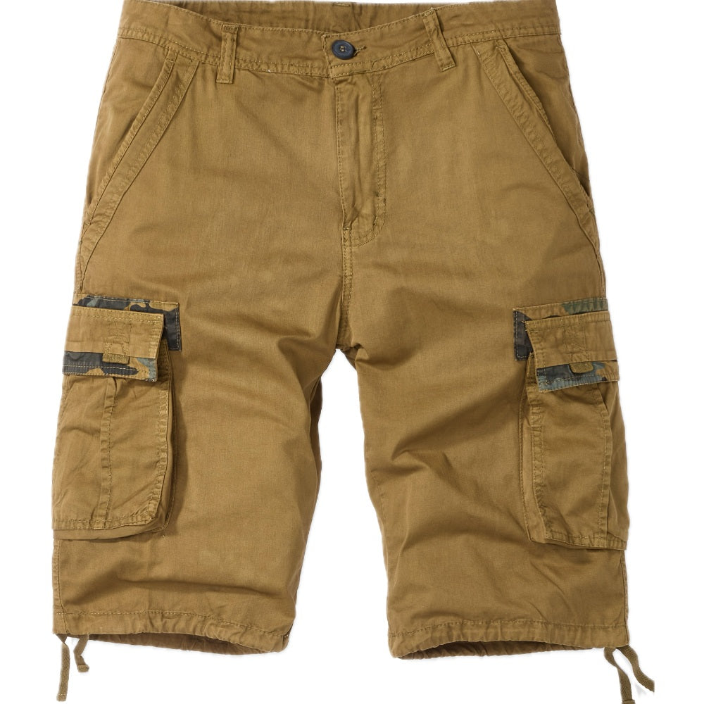 Kieran Miles Utility Shorts - Sepia - view 1