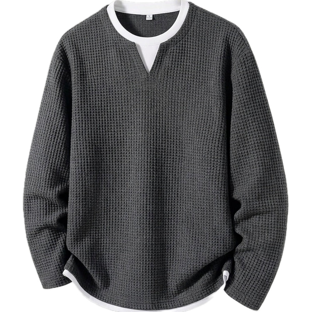 Landon Brooks Layered Tee - Grey - view 1