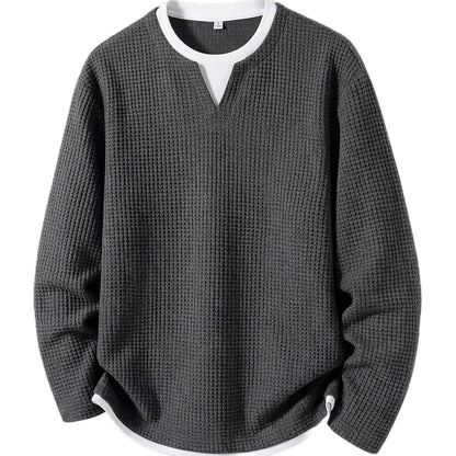 Landon Brooks Layered Tee - Grey - view 1
