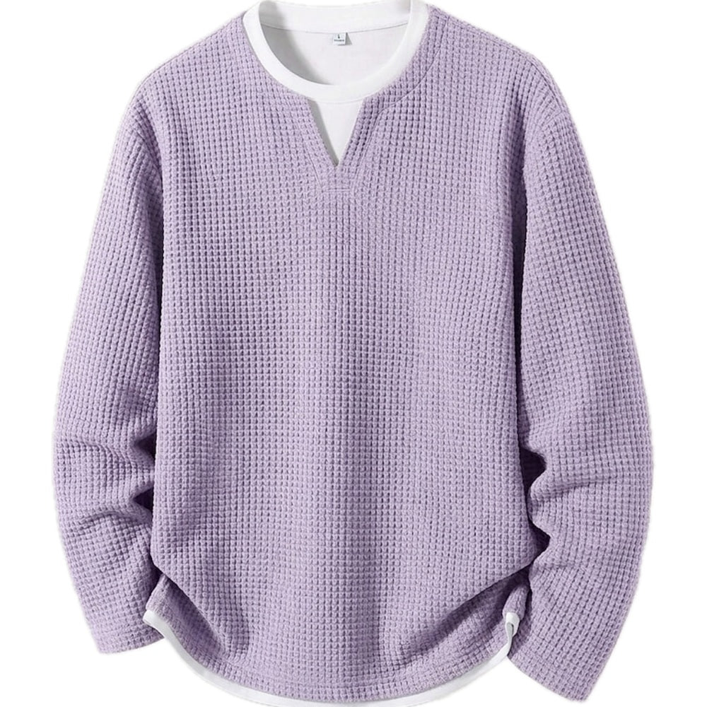 Landon Brooks Layered Tee - Purple - view 1
