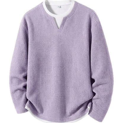 Landon Brooks Layered Tee - Purple - view 1