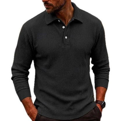 Lennox Carter Solid Polo - Black - view 1
