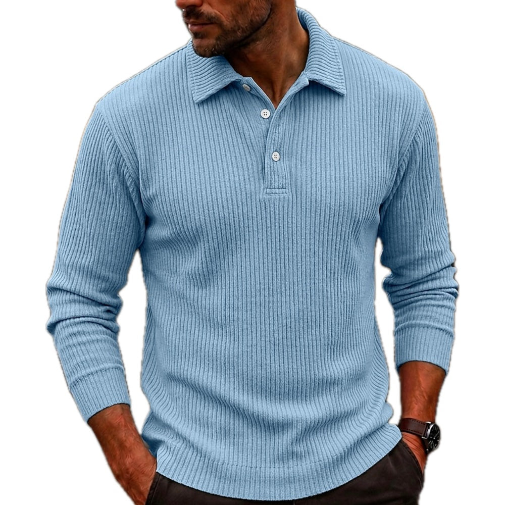 Lennox Carter Solid Polo - Blue - view 1