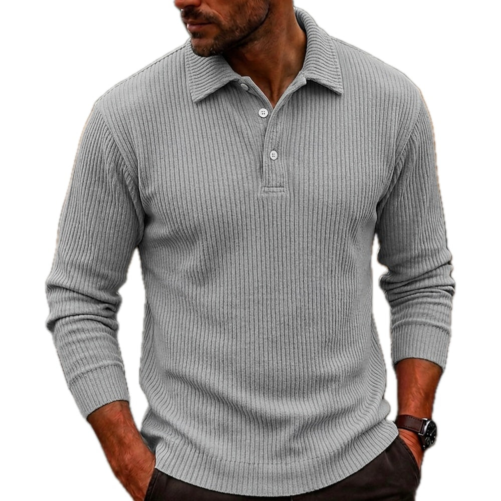 Lennox Carter Solid Polo - Grey - view 1