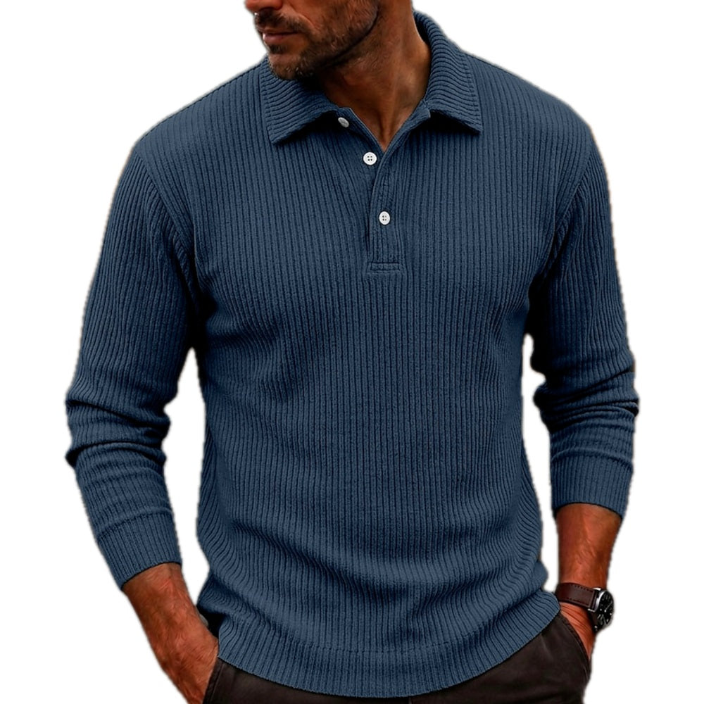 Lennox Carter Solid Polo - Navy - view 1