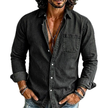 Lennox Reid Washed Shirt - Black - view 1