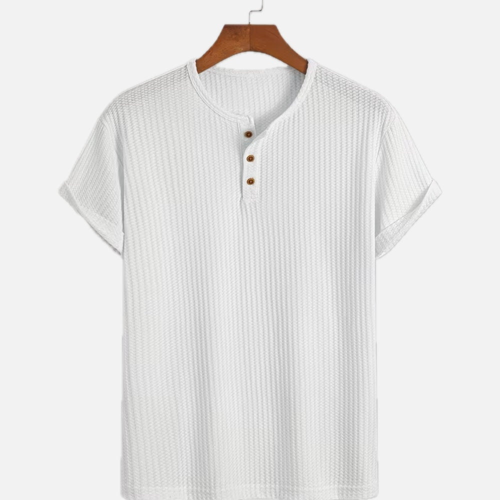 Leon Tobias Gareth T-Shirt - White - view 1