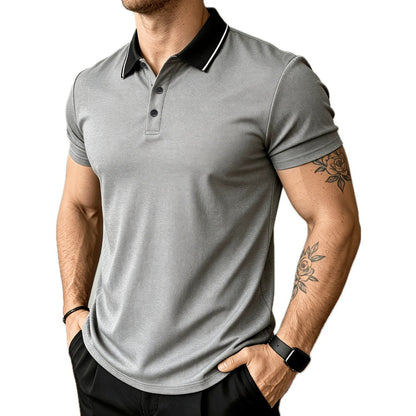 Liam Brooks Golf Polo - Grey - view 1